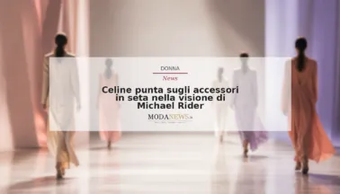 Celine punta sugli accessori in seta nella visione di Michael Rider