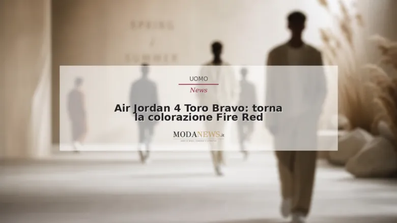 Air Jordan 4 Toro Bravo: torna la colorazione Fire Red